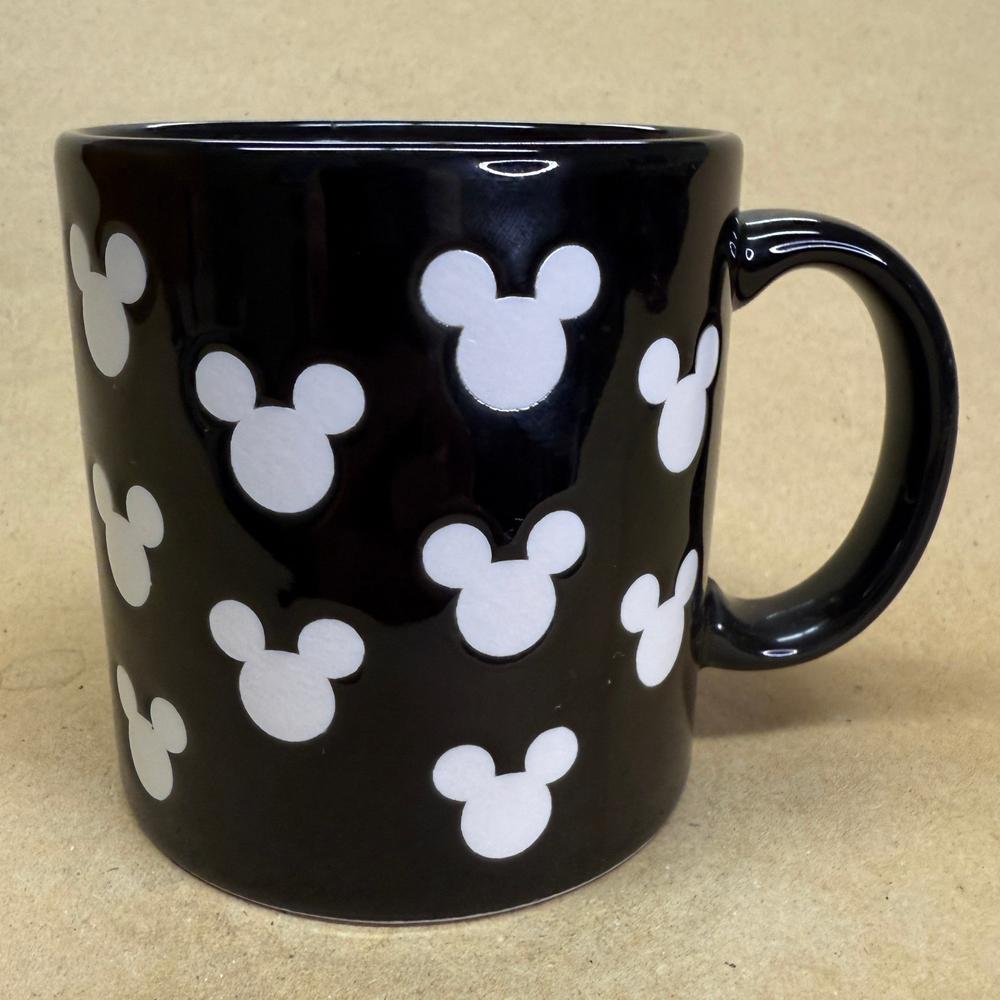 Disney Black and White Mouse Ears Silhouette Mug